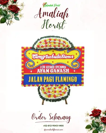 Sewa Papan Bunga Plasah